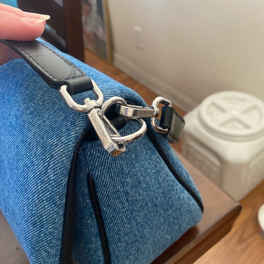 Jacquemus Denim Blue Shoulder Bag - Picture 11 of 12